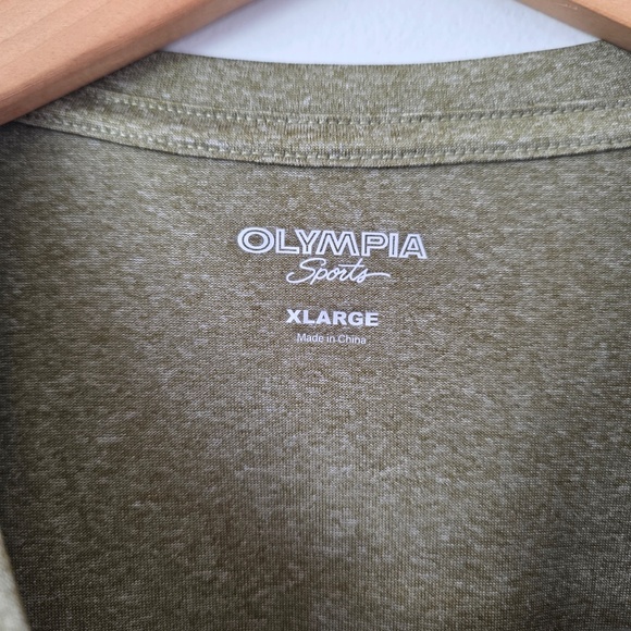 Olympia Sports Men's Green Short Sleeve Performance T Shirt - XL - Picture 3 of 5